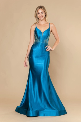 Poly USA Style #25128 #3 Teal frontface vertical thumbnail