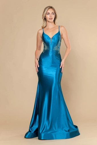 Poly USA Style #25128 #8 Teal frontface vertical thumbnail