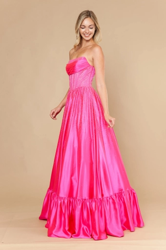 Poly USA 25134 #1 Hot Pink frontface vertical thumbnail