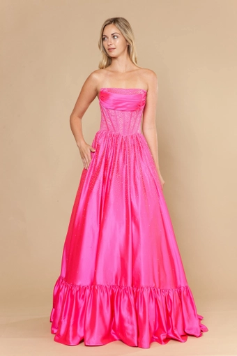 Poly USA 25134 #5 Hot Pink frontface vertical thumbnail