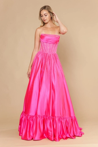 Poly USA 25134 #6 Hot Pink frontface vertical thumbnail