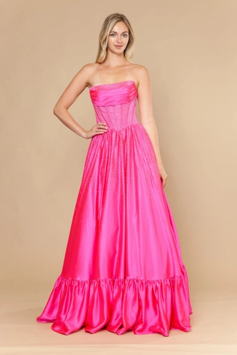 Poly USA 25134 #8 Hot Pink frontface vertical thumbnail
