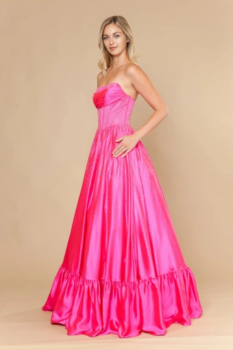 Poly USA 25134 #3 Hot Pink frontface vertical thumbnail