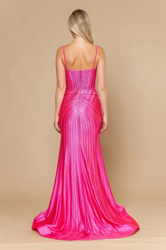 Poly USA 25146 #8 Hot Pink backface vertical thumbnail