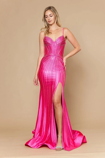 Poly USA 25146 #4 Hot Pink frontface vertical thumbnail