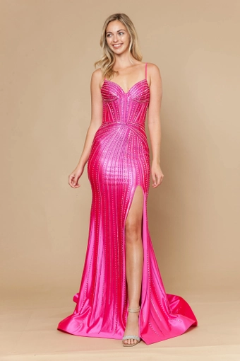 Poly USA 25146 #5 Hot Pink frontface vertical thumbnail