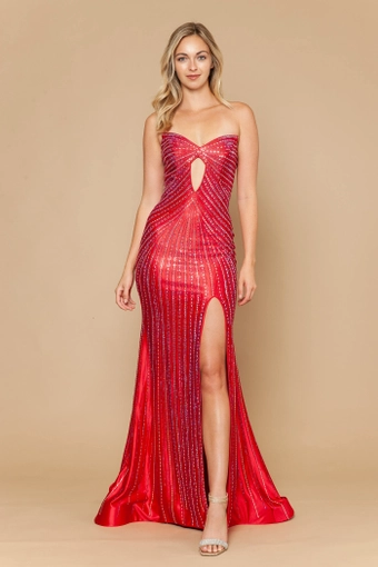 Imagine by Molle Bridals #14 Red frontface vertical thumbnail