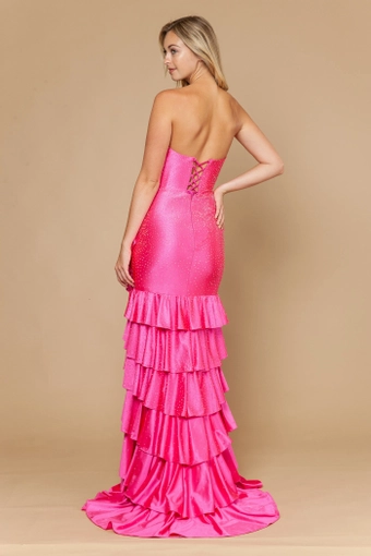 Imagine by Molle Bridals #20 Hot Pink backface vertical thumbnail