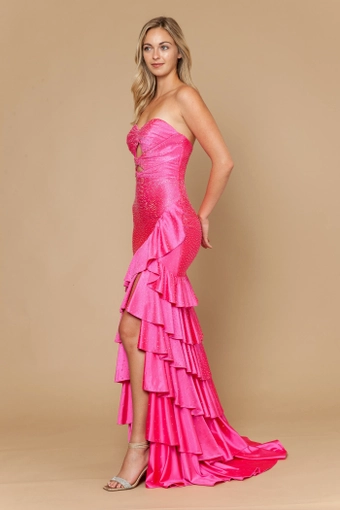 Imagine by Molle Bridals #13 Hot Pink frontface vertical thumbnail