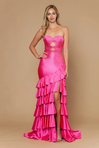 Imagine by Molle Bridals #2 Hot Pink frontface vertical thumbnail