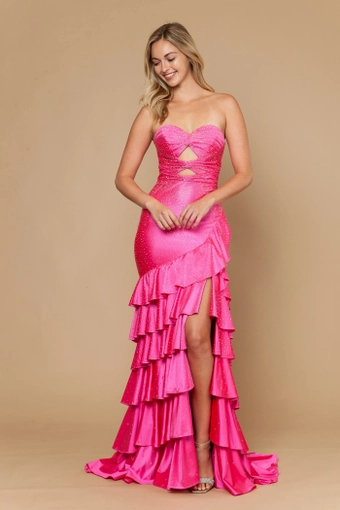 Imagine by Molle Bridals #3 Hot Pink frontface vertical thumbnail