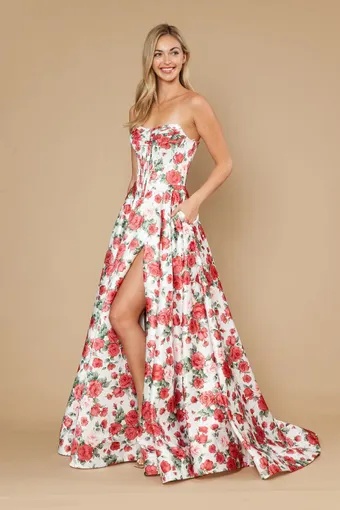 Poly USA 25186 #1 Off White/Print frontface vertical thumbnail