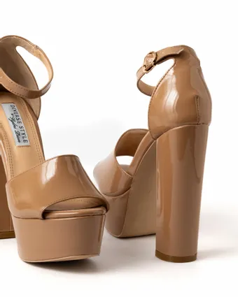 Diverse Style by Sydni Dion Style No. Platform Chunky Heel Patent #1 vertical thumbnail