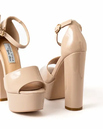 Diverse Style by Sydni Dion Style No. Platform Chunky Heel Patent #6 vertical thumbnail