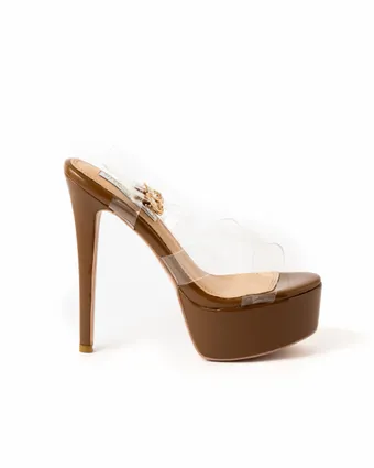 Diverse Style by Sydni Dion Style No. Platform Heel Lucite #7 vertical thumbnail