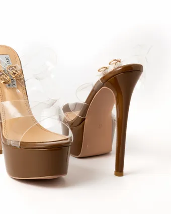 Diverse Style by Sydni Dion Style No. Platform Heel Lucite #5 vertical thumbnail