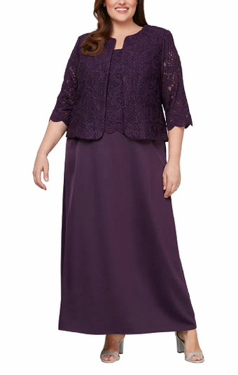 Alex Evenings ALEX62322148 #3 Eggplant frontface vertical thumbnail