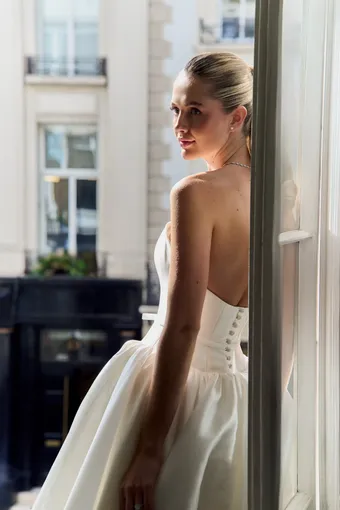 Caroline Castigliano Style Velvet Orchid #1 backface vertical cropped thumbnail