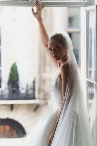 Caroline Castigliano Style White Peony #2 frontface vertical cropped thumbnail