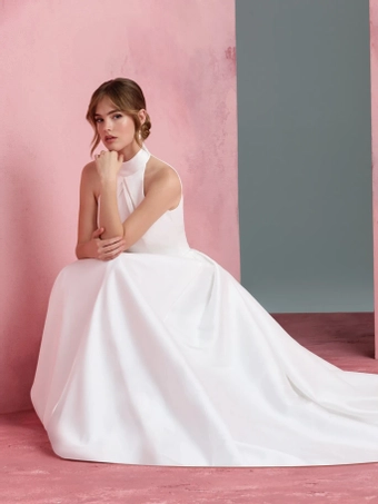 Blue Willow by Anne Barge Style Amaryllis #1 frontface vertical thumbnail