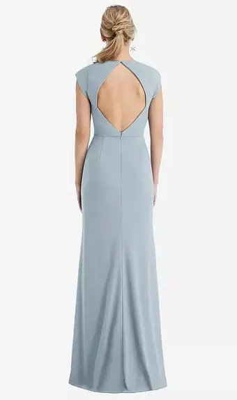 Thread TH051   Luxurious Jewel Sheath with Slit, Open back #2 backface vertical thumbnail