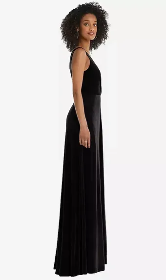 Thread TH085   Radiant V-neck A-line with Slit, Pockets #1 vertical thumbnail