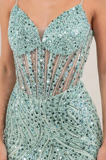 Cinderella Couture 8329J Satin Beads Embolace #22 frontface vertical cropped thumbnail