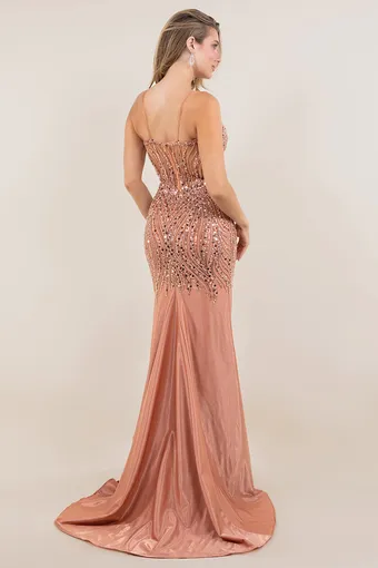 Cinderella Couture 8329J Satin Beads Embolace #18 backface vertical thumbnail