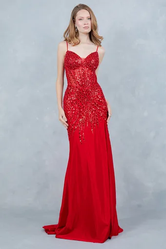 Cinderella Couture 8329J Satin Beads Embolace #13 frontface vertical thumbnail