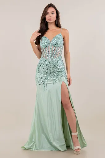 Cinderella Couture 8329J Satin Beads Embolace #3 frontface vertical thumbnail