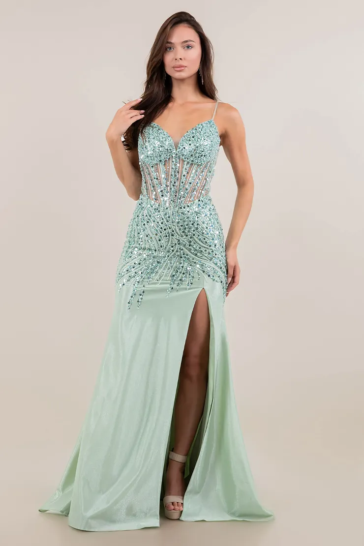 strapless open back dress Prom Formal Mermaid Long Dress by LaDivine CC2253 – The Dress Outlet main image 0
