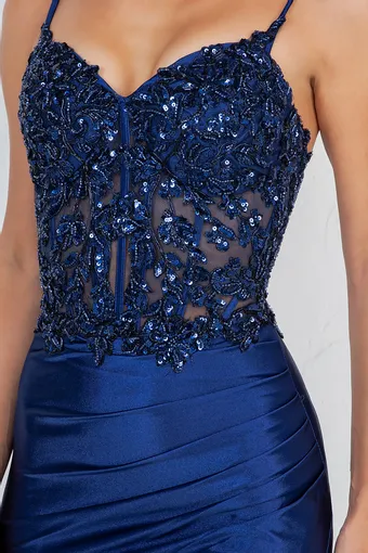 Cinderella Couture 8334J Satin Beads Embolace #11 frontface vertical cropped thumbnail