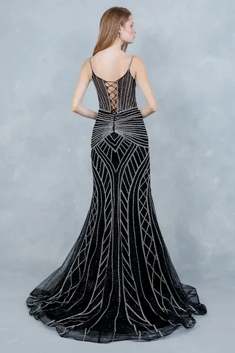 Cinderella Couture 8376J Glam Rhinestone Tulle #4 default backface vertical thumbnail