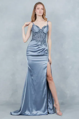 Cinderella Couture 8377J Satin Beads Embolace #4 frontface vertical thumbnail