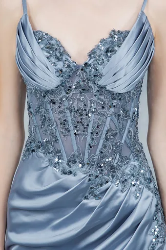 Cinderella Couture 8377J Satin Beads Embolace #16 frontface vertical cropped thumbnail