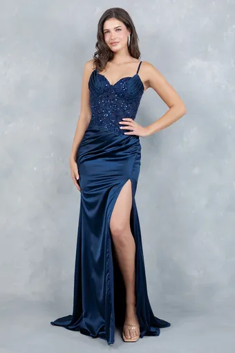 Cinderella Couture 8377J Satin Beads Embolace #3 frontface vertical thumbnail