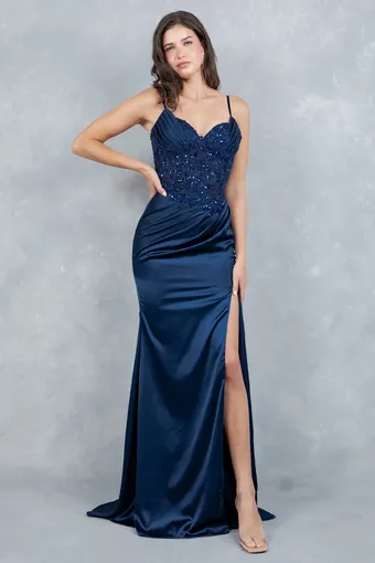 Cinderella Couture 8377J Satin Beads Embolace #6 frontface vertical thumbnail