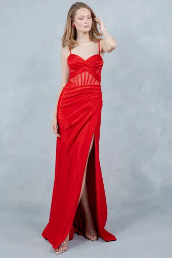 Cinderella Couture 8448J Corset Satin #3 frontface vertical thumbnail