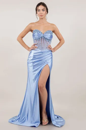 Cinderella Couture 8449J Rhinestone Satin #0 default frontface vertical thumbnail