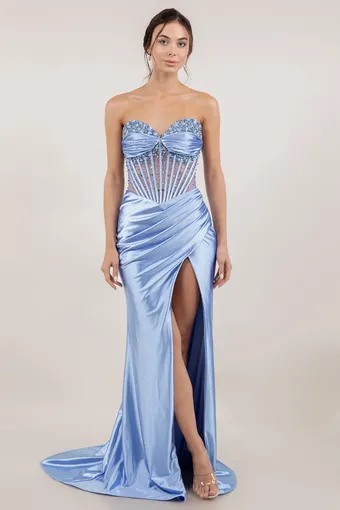 Cinderella Couture 8449J Rhinestone Satin #6 frontface vertical thumbnail