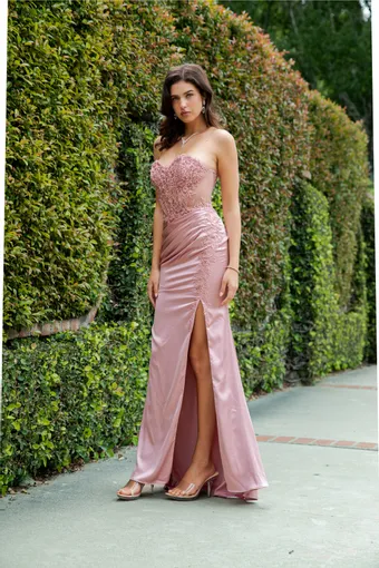 Cinderella Couture 8453J Satin Beads Embolace #1 frontface vertical thumbnail