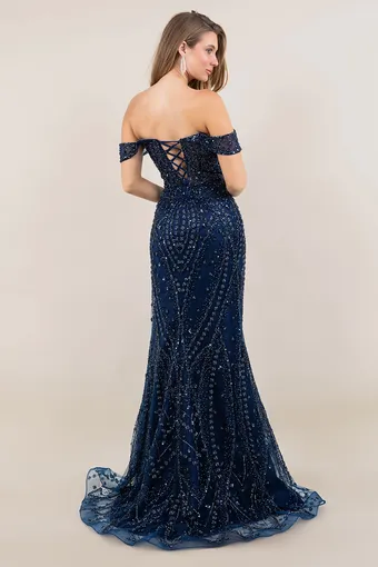 Cinderella Couture 8516J Rhiestone Glam Tulle Gown #11 default backface vertical thumbnail