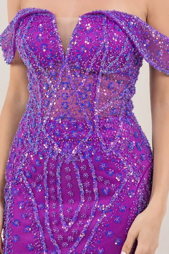 Cinderella Couture 8516J Rhiestone Glam Tulle Gown #17 frontface vertical cropped thumbnail