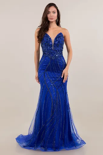 Cinderella Couture 8517J Rhiestone Glam Tulle Gown #0 default frontface vertical thumbnail