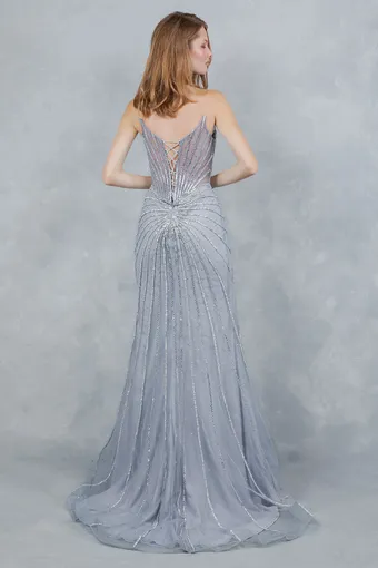 Cinderella Couture 8576J Glam Rhinestone Tulle Gown #12 default backface vertical thumbnail