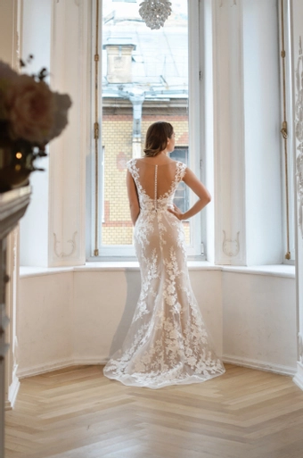 Olivia Bottega 2 in 1 Lace Wedding Dress Airis with Detachable Skirt #10 backface vertical thumbnail
