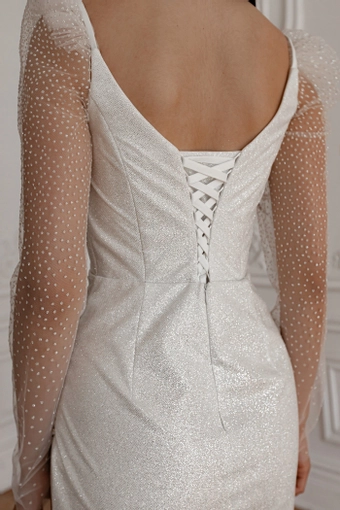 Olivia Bottega 2 in 1 Wedding Dress Calista With The Detachable Skirt #10 backface vertical cropped thumbnail