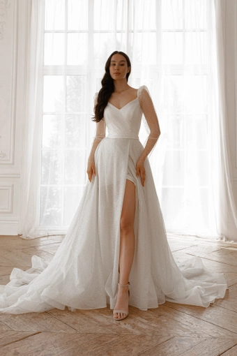 Olivia Bottega 2 in 1 Wedding Dress Calista With The Detachable Skirt #5 frontface vertical thumbnail
