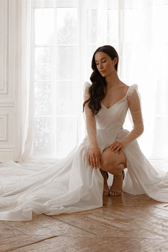 Olivia Bottega 2 in 1 Wedding Dress Calista With The Detachable Skirt #3 frontface vertical thumbnail