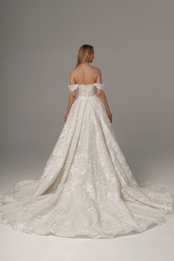 Olivia Bottega 2 in 1 Wedding Dress Mitsis With Detachable Airis Skirt #5 backface vertical thumbnail